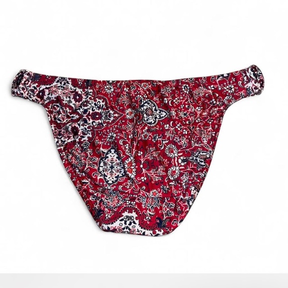 Lucky Brand Red and Blue Patterned Bikini Bottoms - Picture 2 of 4